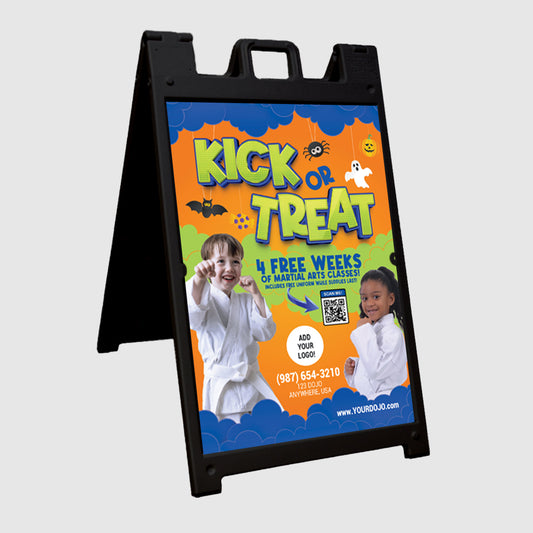 Kick or Treat Special A-Frame Sign