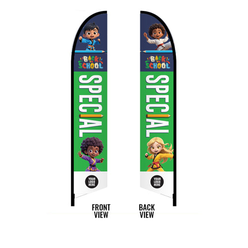 Back to School Special 14’ Feather Flag
