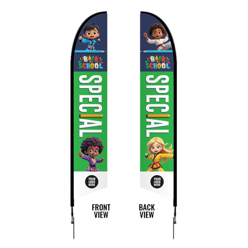Back to School Special 14’ Feather Flag