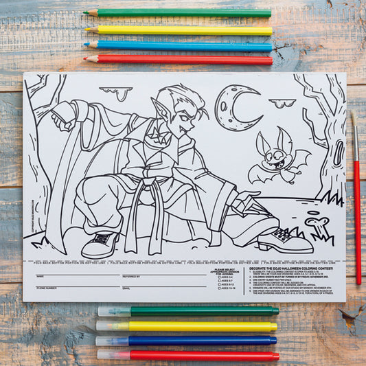 ALMOST FREE! Halloween Coloring Contest