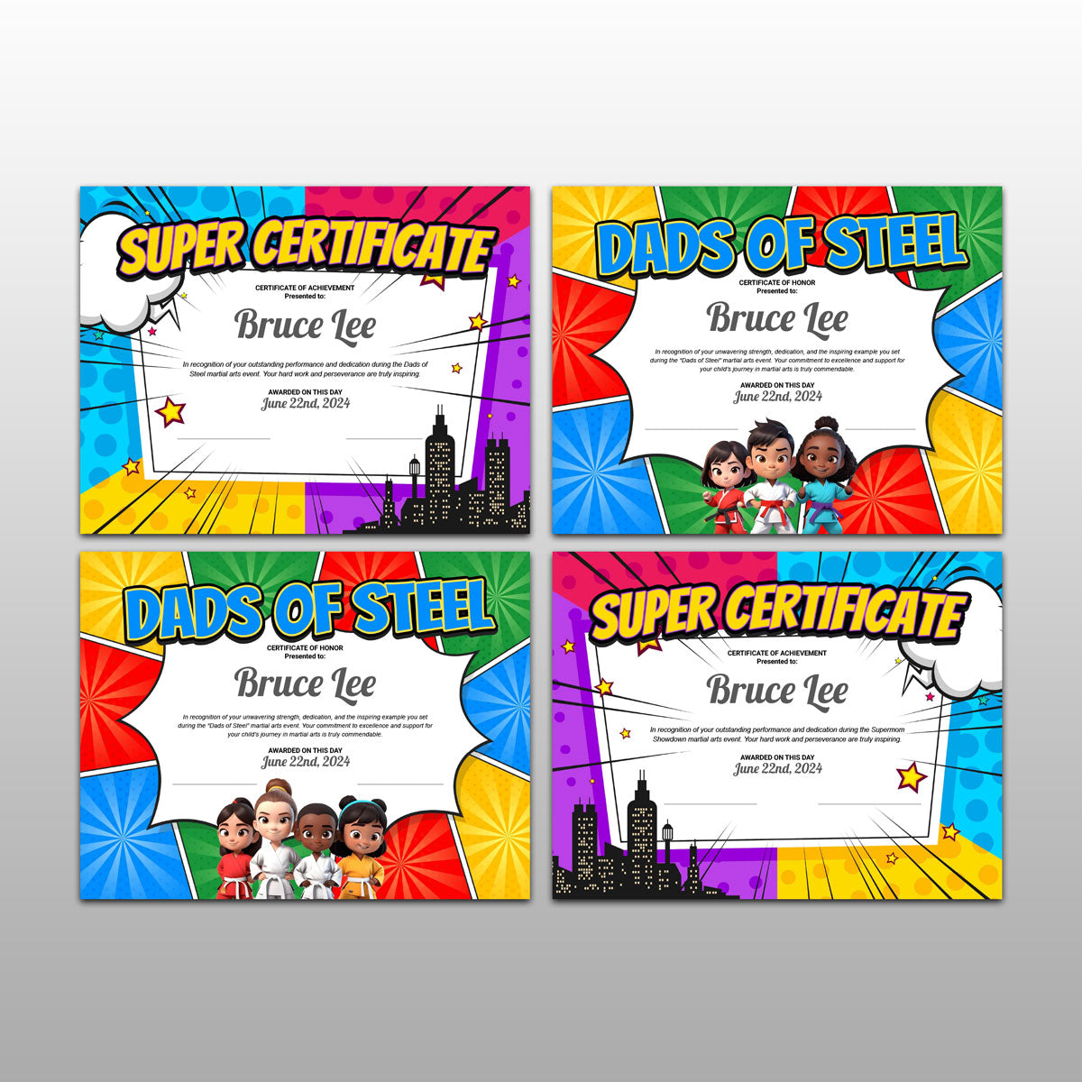 Dads of Steel Instant Download Event Power Pack