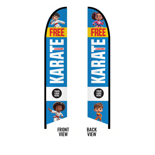 FREE Karate 14’ Feather Flag