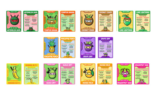 Fruit Force Ninjas Trading Cards