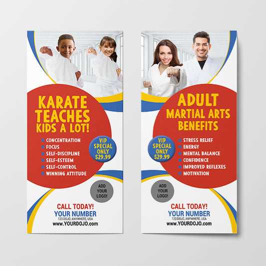 Karate Teaches Rack Card