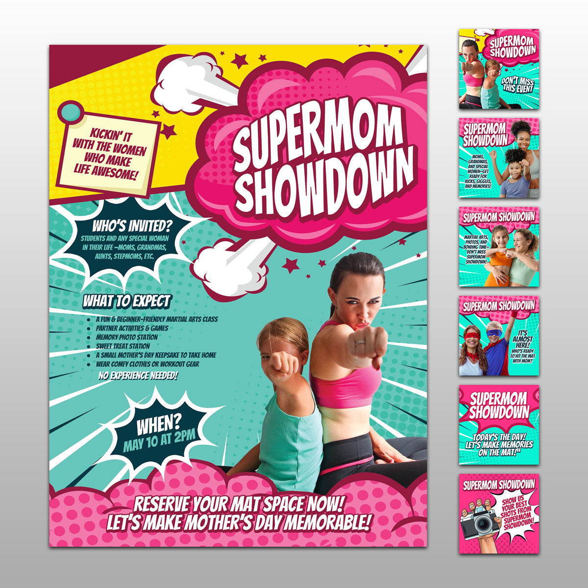 Supermom Showdown Instant Download Event Power Pack