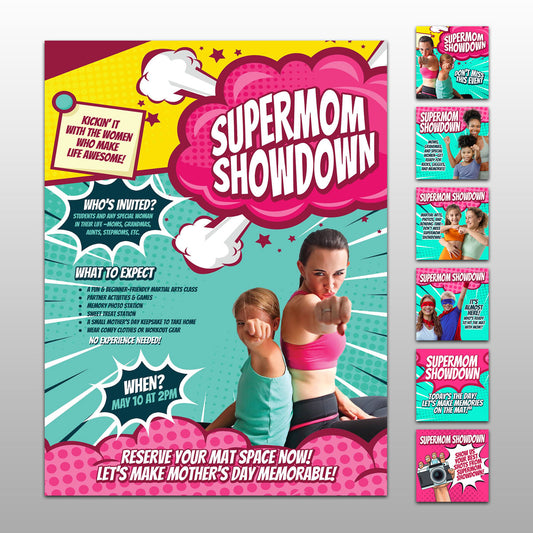 Supermom Showdown Instant Download Event Power Pack