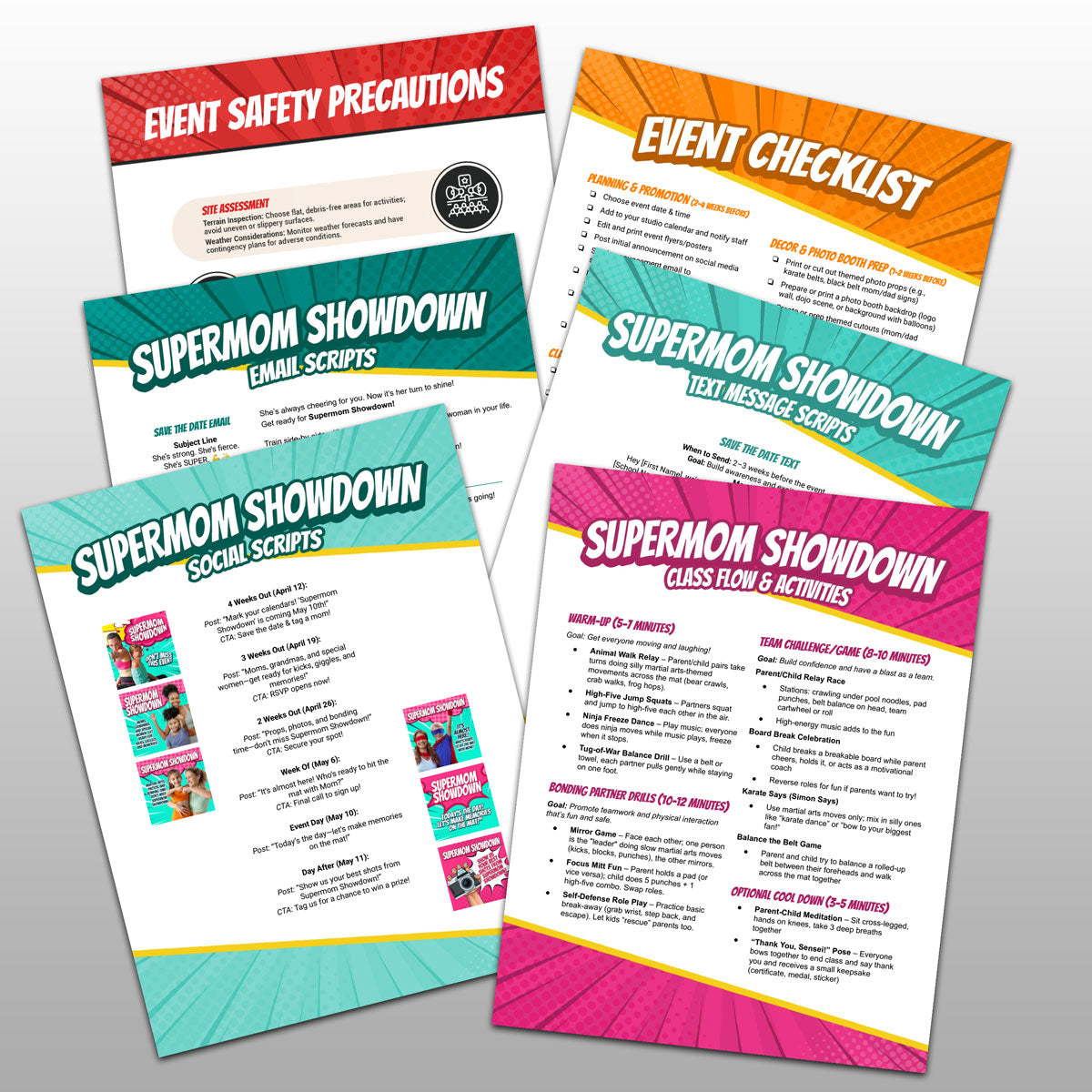 Supermom Showdown Instant Download Event Power Pack