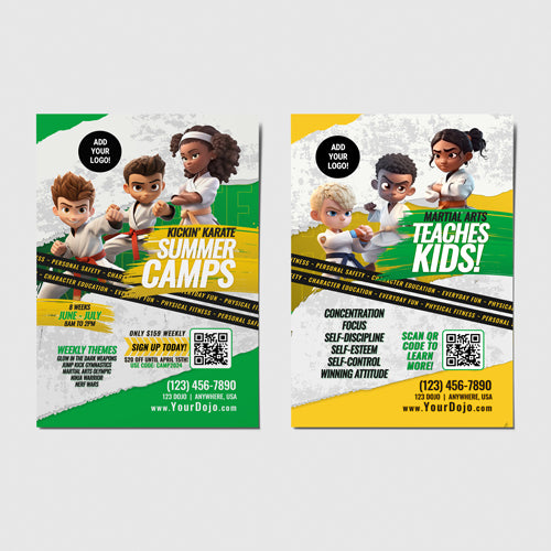 Summer Camp | Martial Arts Teaches Postcards