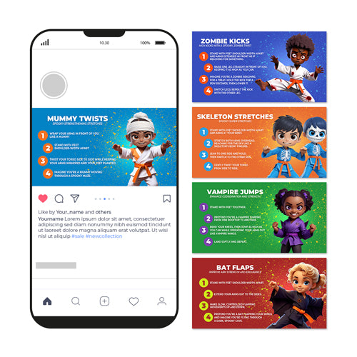 User Generated Content Halloween Martial Arts Social Images