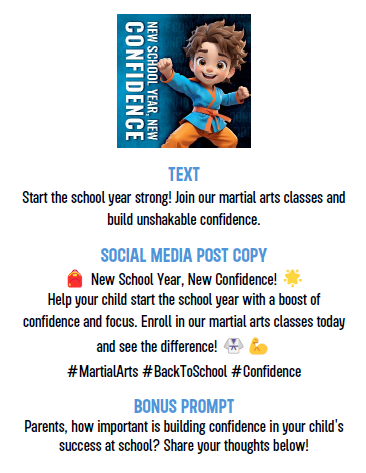 Back-to-School with Health and Fitness Social Images